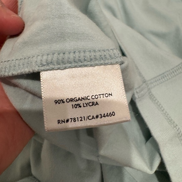 Eileen Fisher organic cotton elastic waistband pants - Picture 7 of 8